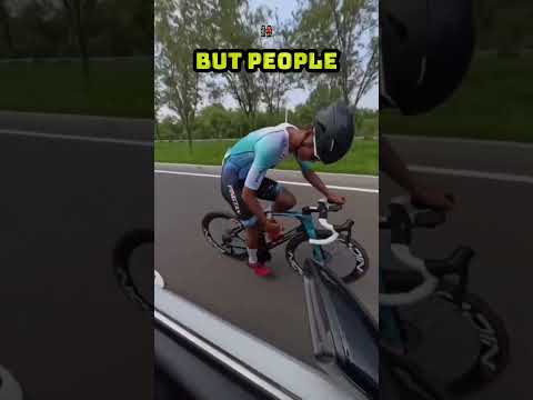 What Did the Cyclist Do? 🙌😯