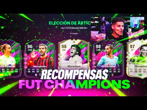 SACAMOS A RONALDINHO Y MARADONA EN LA RECOMPENSAS DE FUT CHAMPIONS!! | FC 25