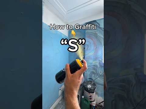 How to easy graffiti letter “S” 👈 #graffitialphabet
