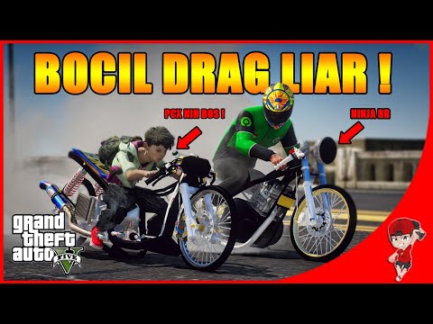 SERU ! BOCIL MODIF MOTOR JADI DRAG !! - GTA 5 BOCAH SULTAN