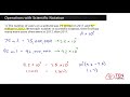 Operations with Scientific Notation: Addition, Subtraction, Multiplication, and Division