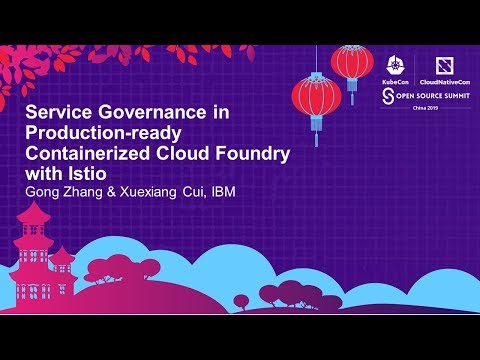 Service Governance in Production-ready Containerized Cloud Foundry...