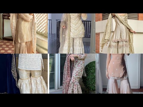 Sharara and Gharara suit designs #shararadesigns #suitdesign #fashion @fashionhub03