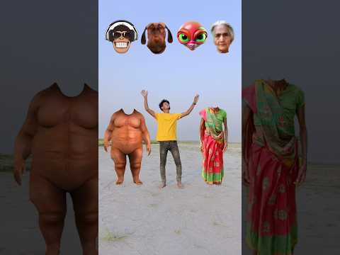 Fatty dog & Domi to coista old buddhi head matching with tu radha meri main shyam tera songs 😆😆