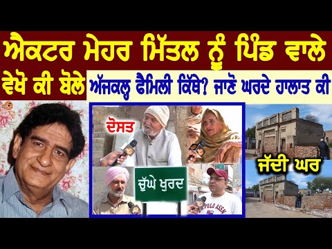 Mehar Mittal Village Interview😍(ਪਿੰਡ ਵਾਲੇ ਵੇਖੋ ਕੀ ਬੋਲੇ,ਫੈਮਿਲੀ ਕਿੱਥੇ ) Village Tour Biography | Films