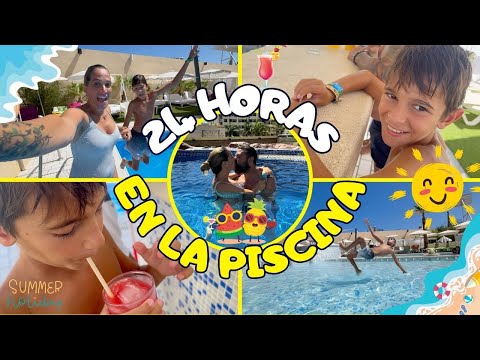 **VLOG FAMILIAR** Rutina en la piscina de un Hotel de Lujo con Familia Numerosa - Hi Family Team