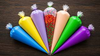 Oddly Satisfying Slime Making with Relaxing Piping Bags