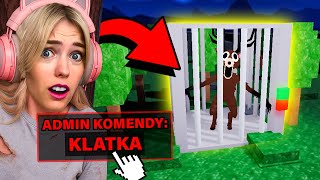 Używam KOMEND ADMINA na JELENIA w Grze 99 NOCY W LESIE w Roblox