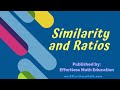 Solving for Unknown Sides in Similar Triangles