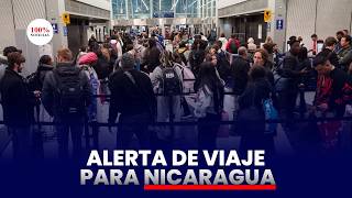 EE.UU. mantiene alerta nivel 3 para viajar a Nicaragua
