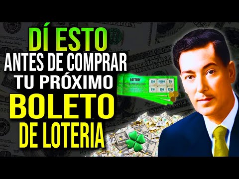 ¡ESTO REALMENTE FUNCIONA! SÓLO 3 PALABRAS antes De Comprar Su Billete De Lotería | Neville Goddard