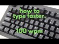 Typing Speed Improvement Techniques