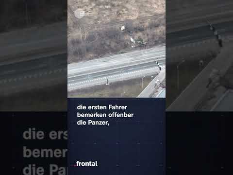 War in Ukraine: Camera drone captures killing of civilia #shorts I frontal