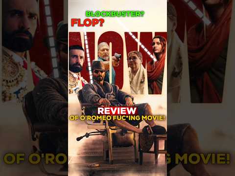 O'Romeo Movie Honest Review 🔥 Is This Shahid's Biggest Gangster Comeback? 🤯 #shahidkapoor #oromeo