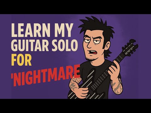 Nightmare Guitar Solo Full Composition Breakdown by Avenged Sevenfold