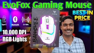 EvoFox Banshee Gaming Mouse Unboxing & Review | Best Budget Wireless Gaming Mouse 🔥