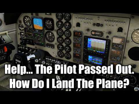 Pilot Dies In Flight, Wife Learns To Land Plane Over Radio -Recreation/Simulation With Real Data