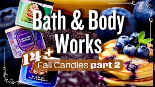 Bath & Body Works 🍂Fall Candles Part 2 #bathandbodyworks #fallcandles