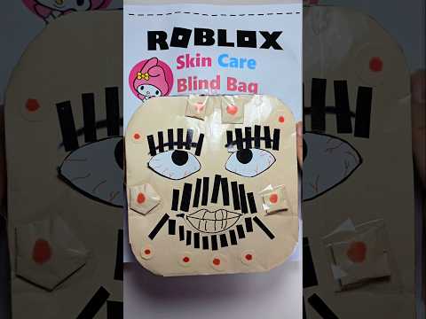 Roblox X My Melody Skin Care Blind Bag 로블록스 마이 멜로디 스킨 케어 블라인드백 #blindbag #roblox #papercraft