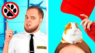Cómo Colar Mascotas En El Avión | Guerras de Bromas por PaRaRa Challenge