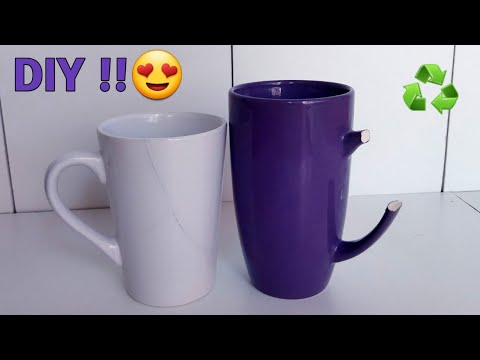 2 Hermosas Ideas CON TAZAS ROTAS | No Lo Tires a La Basura |DO DO LIXO AO LUXO