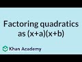 Factoring Quadratic Expressions