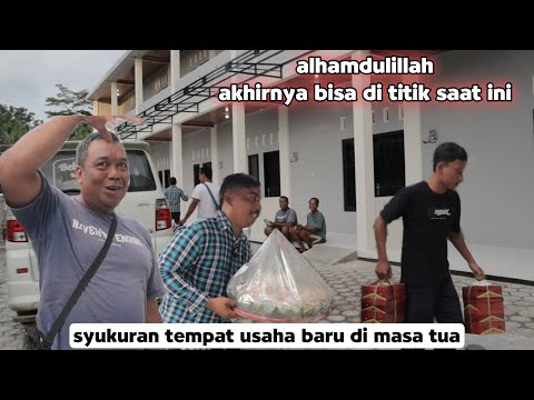 Alhamdulillah !! Akhirnya Syukuran tempat usaha baru