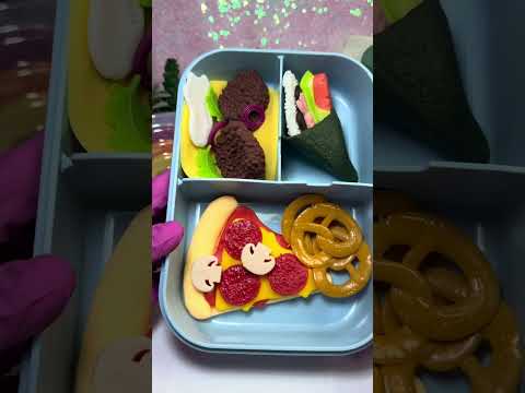 Packing Lunch With Fidget Food✨🌈 Satisfying Video ASMR✨🌈 #fidgets #asmr