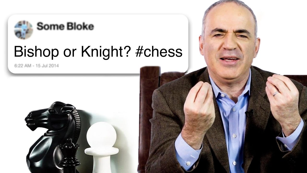 Garry Kasparov Answers Chess Questions From Twitter - Tech Support