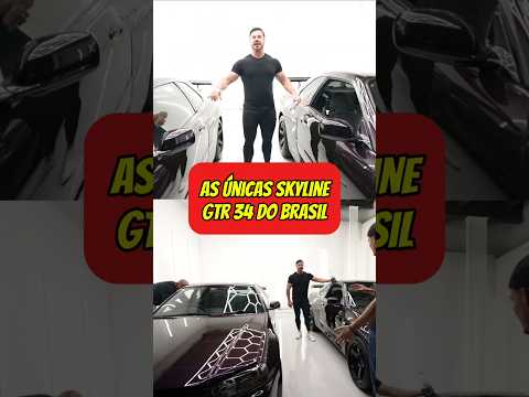 Cariani e Ricardinho da ACF mostraram as 2 skyline gtr r34 únicas no Brasil.