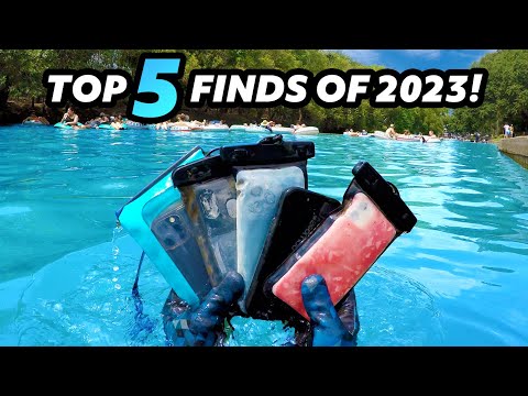 Found 16 Phones, 13 Knives, 5 Apple Watches Underwater (TOP 5 Finds of 2023!)