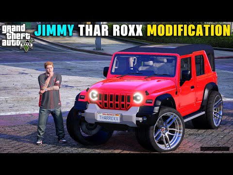 JIMMY MAHINDARA THAR ROXX MODIFICATION | GTA V GAMEPLAY | GTA 5