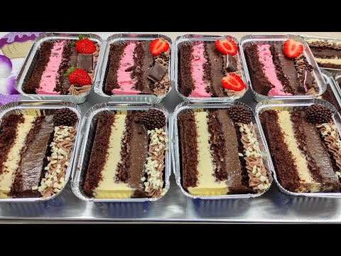 2 Sabores de FATIAS NA MARMITA - Você vai LUCRAR MUITO com essas FATIAS DE BOLO - Sucesso de Vendas