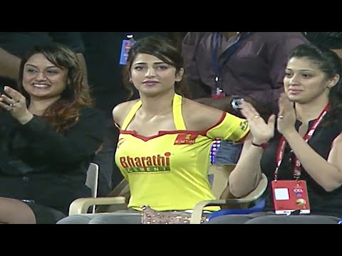 Tamil Actresses Look Extremely Happy as Vikranth Hits Massive Shots. Glamour On Display at Cricket.