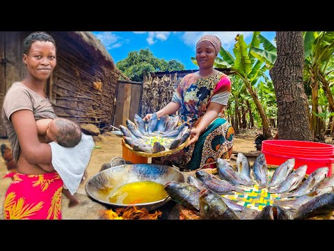 FISH BIRYANI RECIPE  Taste of Kingfish Biryani  My Village Lifestyle  Traditional Cooking Style