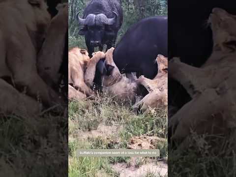 The Ultimate Underdog Story: Lioness vs Buffalo Herd