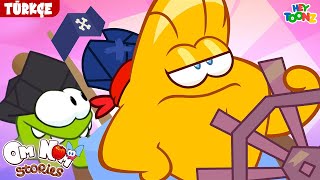 Om Nom Hikâyeleri  | Om Nom'un Kağıttan Gemisiyle Korsan Macerası! 🏴‍☠️🚢 | Çocuk Çizgi Filmi