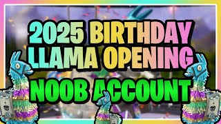 BIRTHDAY LLAMA OPENING ON THE NOOB ACCOUNT
