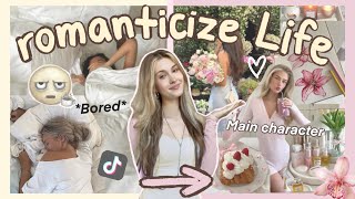 how to romanticize your life  ✧🪷˖°.& be the main character