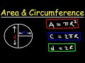 Calculating Circle Measurements: Area, Circumference, Radius, and Diameter