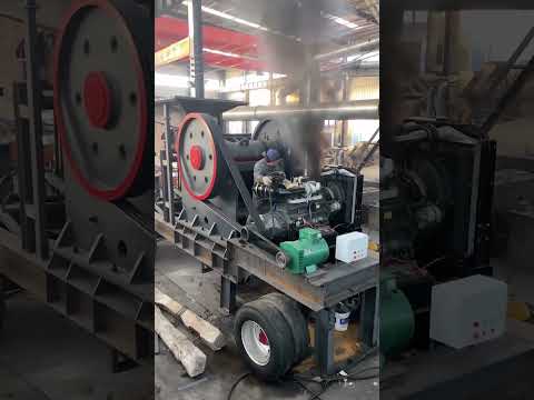 BTMA Diesel Generator Mobile Crusher Startup Video #crusher #machine