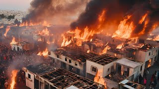 China carries out emergency evacuation of population! 42,000 injured in major fire!