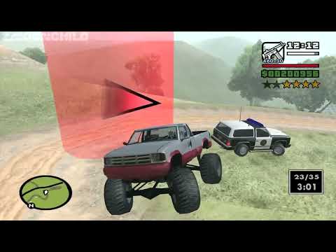 Monster with a 4 Star Wanted Level - Toreno mission 1 - GTA San Andreas