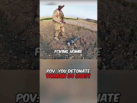 US Soldiers Detonate Taliban C4 LIVE