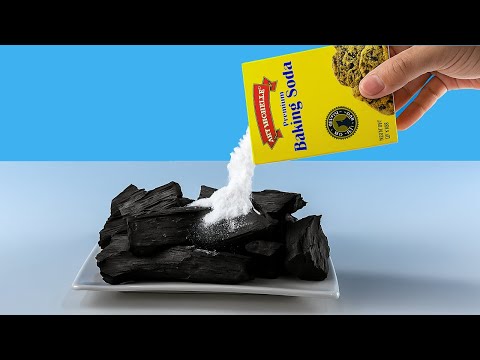 Mix Baking Soda with Charcoal 😱You Will not Believe the Incredible Result