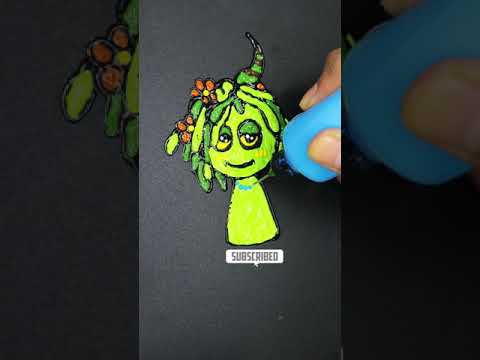 I drew a Vineria Sprunki with 3D block color strokes #colormixing #Vineria #Sprrunki #colormagic