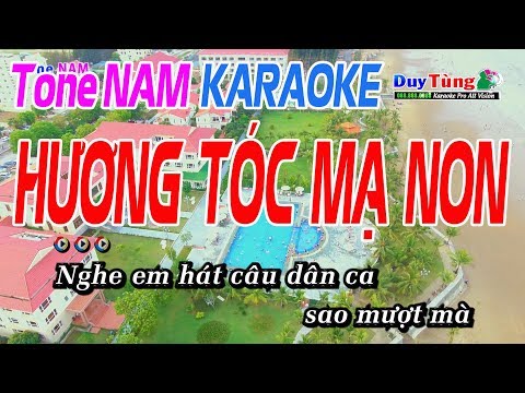 Hương Tóc Mạ Non Karaoke Tone Nam – Nhạc Sống Duy Tùng