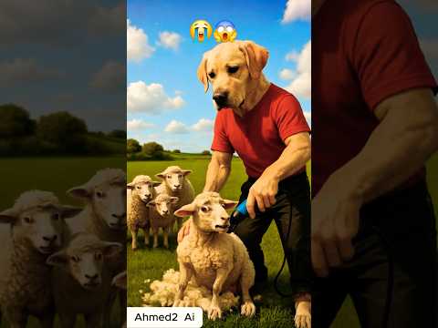 الكلب ده كان بيشيل صوف الخرفان🐑…شوف النهاية الصادمة😱!#viral