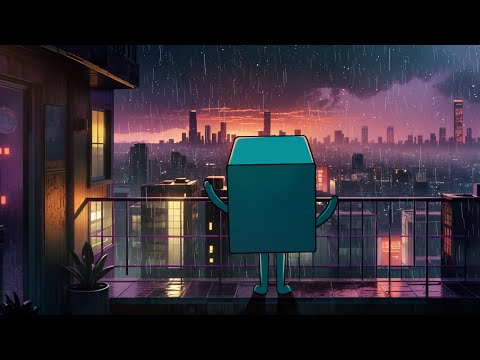 1980s rainy night in lofi city 🌃 lofi radio mix 📻 beats to chill, study, and relax