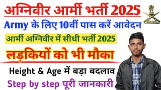 Army Agniveer Recruitment 2025 | Agniveer new vacancy 2025 | Army Agniveer Age Limit 2025